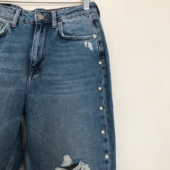H&M high waisted pearl jeans - Picture 4 of 7